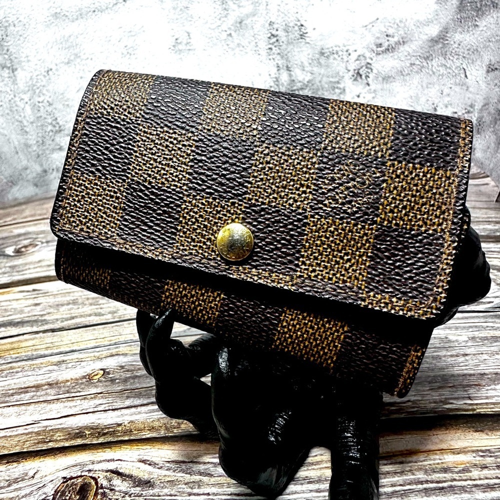 LOUIS VUITTON Damier Ebene key ring 6 hooks​​​